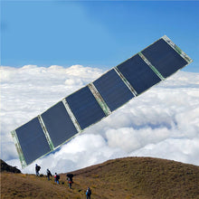 Load image into Gallery viewer, 120W Portable Solar Folding Bag USB+DC Output Charger Outdoor Emergency Power Supply for Travel Camping
