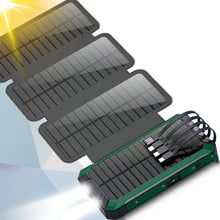Load image into Gallery viewer, 20000mAh Solar Charger Wireless folding Power Bank Outdoor Camping Portable charger