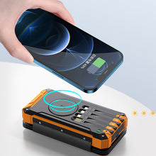 Load image into Gallery viewer, 20000mAh Solar Charger Wireless folding Power Bank Outdoor Camping Portable charger