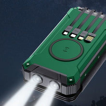 Load image into Gallery viewer, 20000mAh Solar Charger Wireless folding Power Bank Outdoor Camping Portable charger