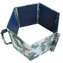 Load image into Gallery viewer, 120W Portable Solar Folding Bag USB+DC Output Charger Outdoor Emergency Power Supply for Travel Camping