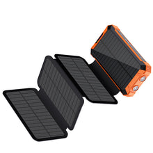 Load image into Gallery viewer, 20000mAh Solar Charger Wireless folding Power Bank Outdoor Camping Portable charger
