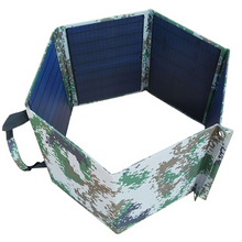 Load image into Gallery viewer, 120W Portable Solar Folding Bag USB+DC Output Charger Outdoor Emergency Power Supply for Travel Camping
